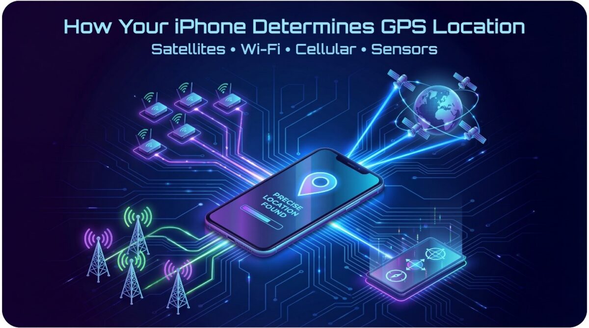 How GPS location on iPhone is determined