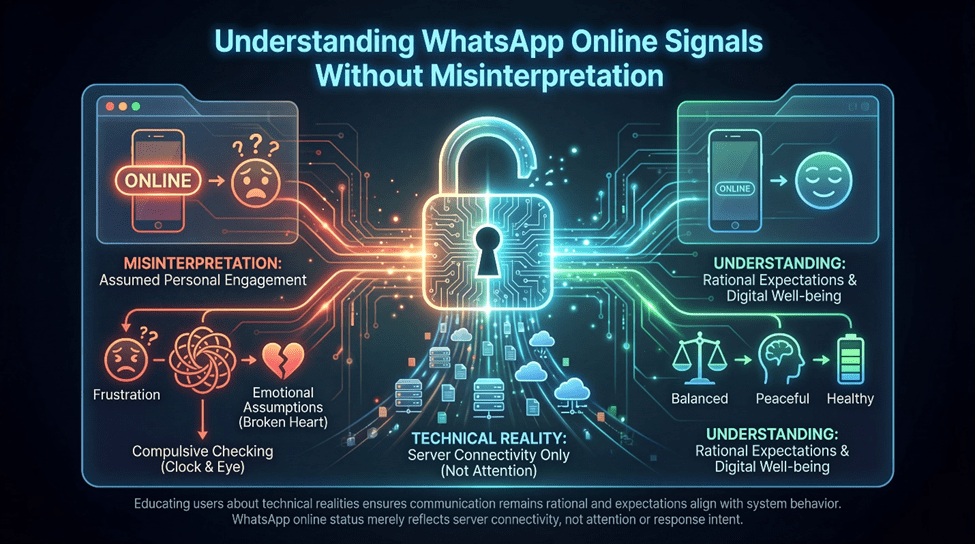 Understanding WhatsApp Online Signals Without Misinterpretation
