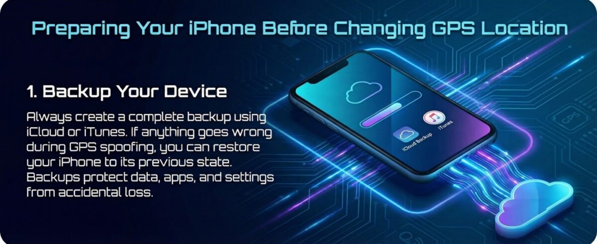 Things need to be done before starting to Change location on iPhone