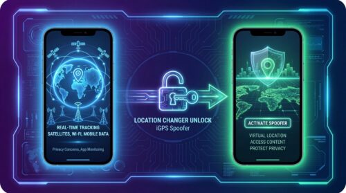 How location changer works while spoofing location on iPhone