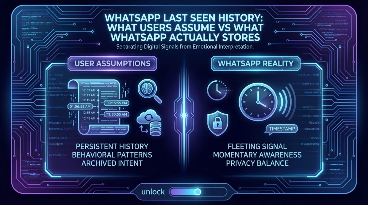 WhatsApp Last Seen History: What Users Assume vs What WhatsApp Actually Stores